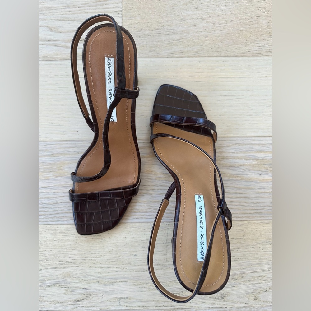 & Other Stories Strappy Leather Heels